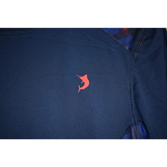 ⭐️ Reel Legends Navy Blue Performance Fishing Shirt Size S - Picture 4 of 5